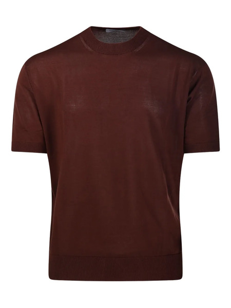  Diana Studio Round-neck T-shirt - Brown 