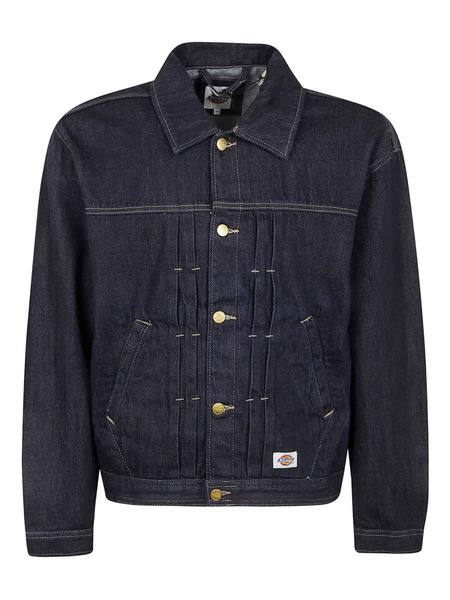  Dickies Buttoned Denim Jacket - Blue 