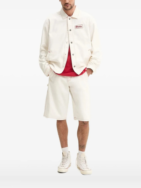  Dickies Contrast-stitch Logo-patch Jacket - Neutrals 