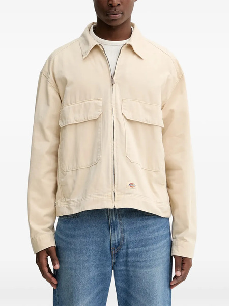  Dickies Fort Smith Zip-up Pocket Overshirt - Neutrals 