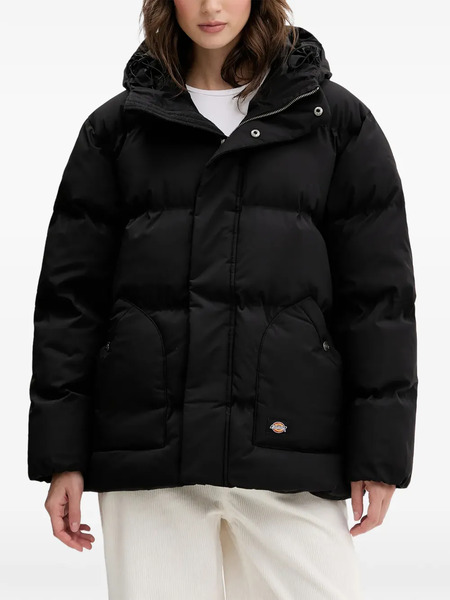  Dickies Hooded Puffer Jacket - Black 