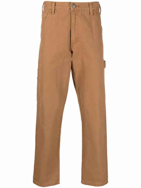  Dickies Rear Logo-patch Trousers - Brown 