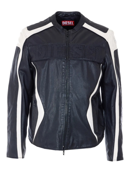  Diesel Adam Logo-embossed Zip-up Jacket - Black 