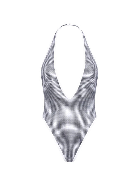  Diesel Allie-d-core Houndstooth Swimsuit - Grey 