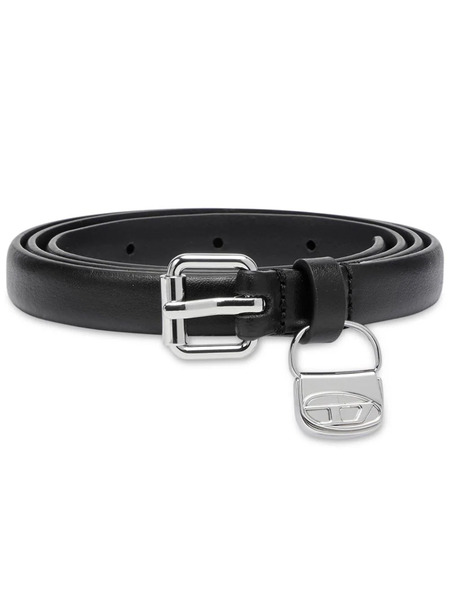  Diesel B-charm Leather Belt - Black 