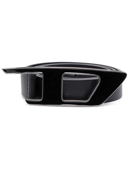  Diesel B-dlogo Ii Leather Belt - Black 