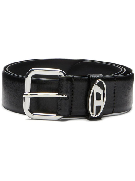  Diesel B-1dr Leather Belt - Black 