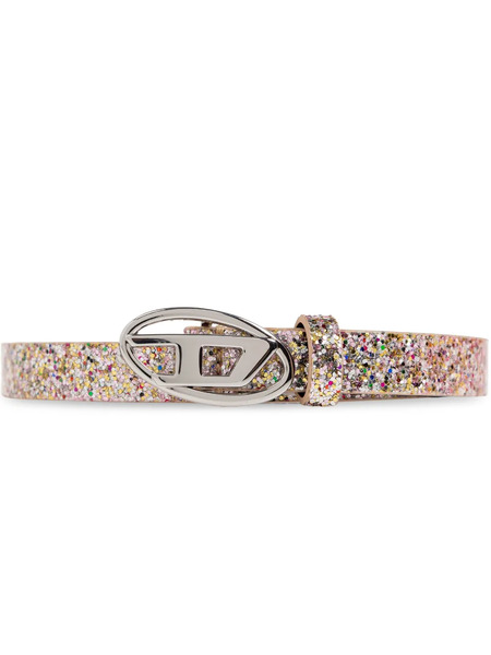  Diesel B-1dr Logo-buckle Belt - Pink 