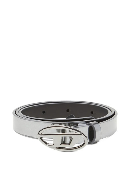  Diesel B-1dr 15 Logo-plaque Belt - Grey 