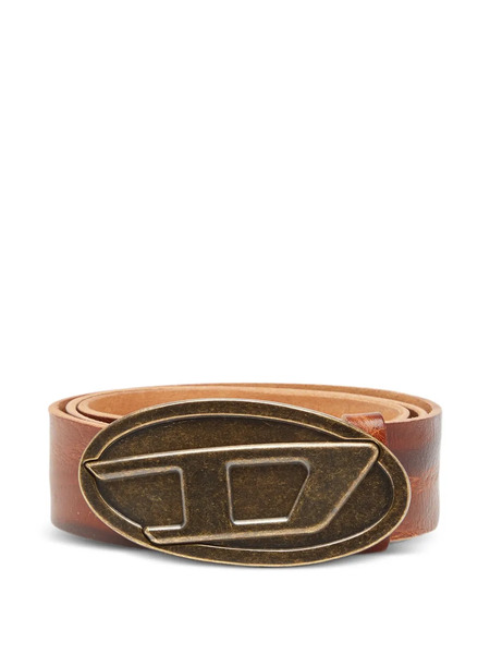  Diesel B-1dr 2.0 Oval-plaque Belt - Brown 