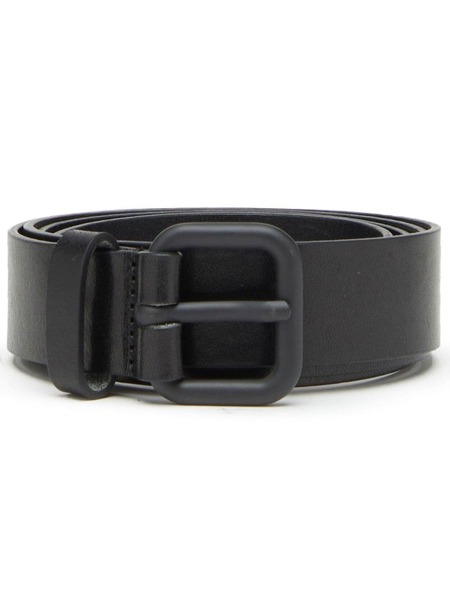  Diesel B-inlay Leather Belt - Black 