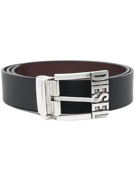  Diesel B-shift Ii Leather Belt - Black 