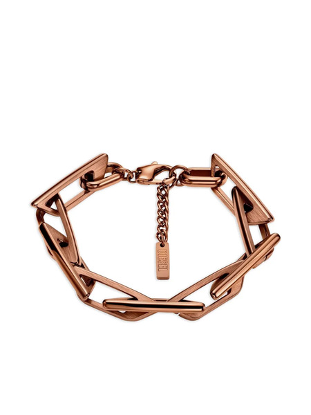  Diesel Barbed Interlocking Chain Bracelet - Pink 