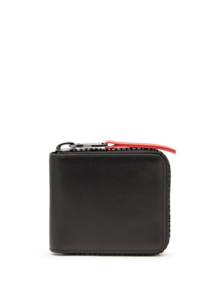  Diesel Bi-fold Leather Wallet - Black 