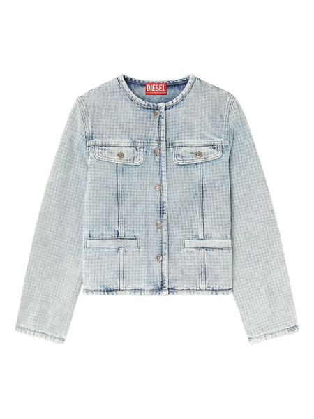  Diesel Button-fastening Denim Jacket - Blue 
