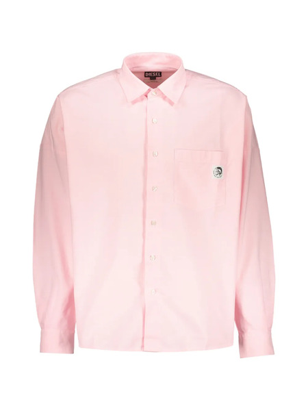  Diesel Button Pocket Shirt - Pink 