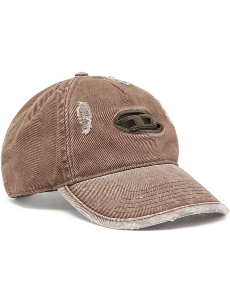  Diesel C-ball Baseball Cap - Brown 
