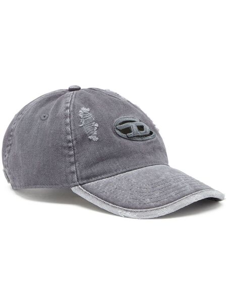  Diesel C-ball Baseball Cap - Grey 