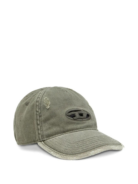  Diesel C-ball-utlt Distressed Baseball Cap - Green 