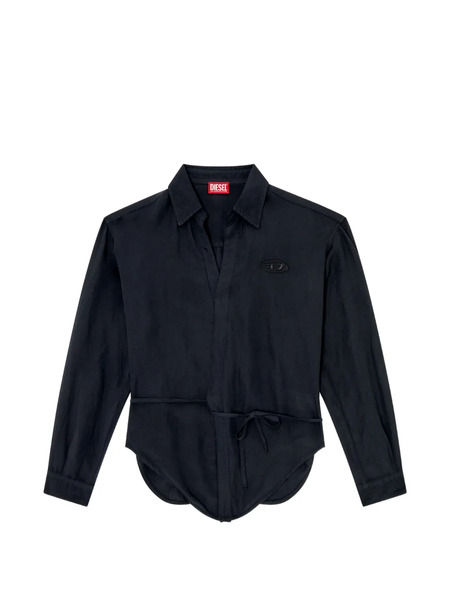  Diesel C-delphos-s3 Wrap-around Shirt - Blue 