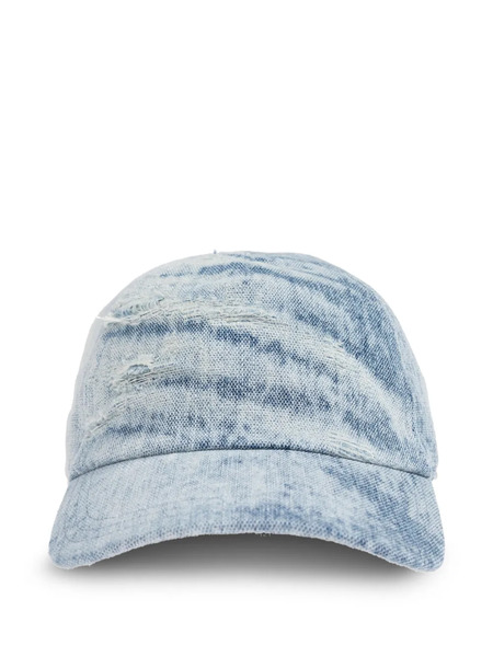  Diesel C-feel Distressed Cap - Blue 