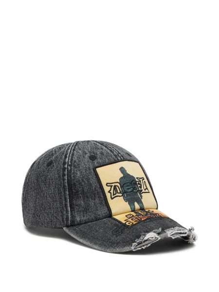  Diesel C-man Baseball Cap - Grey 
