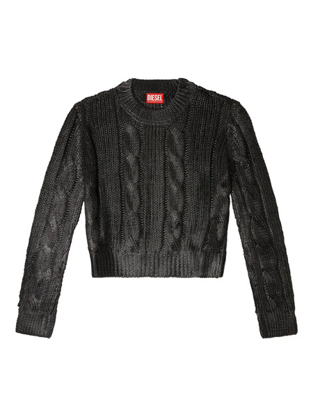  Diesel Cable-knit Sweater - Black 