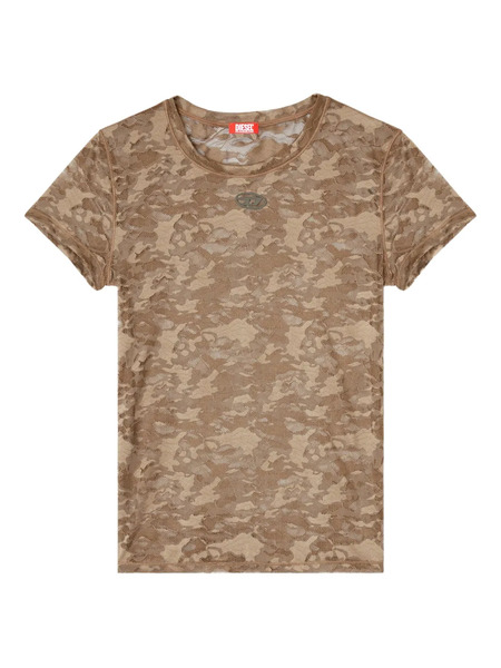 Diesel Camouflage Print T-shirt - Neutrals 