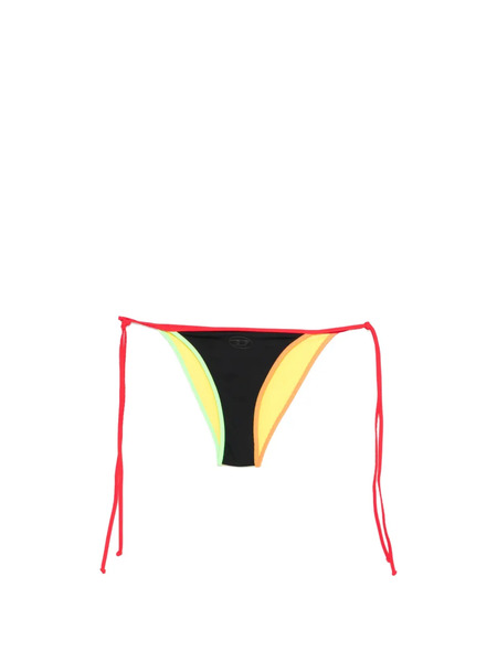  Diesel Colour-block String Bikini Bottom - Black 