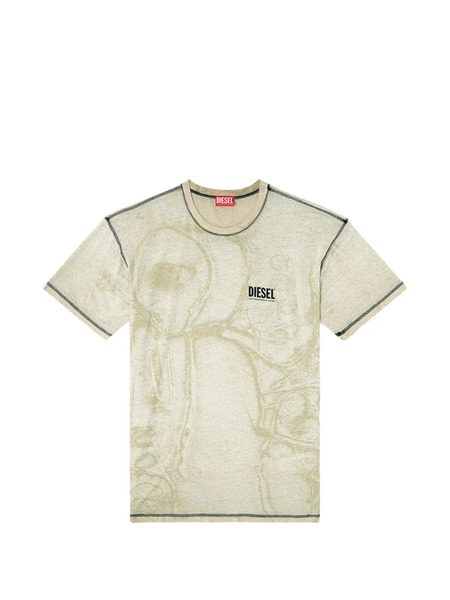  Diesel Crew-neck T-shirt - Neutrals 