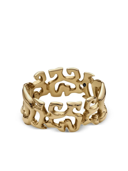  Diesel Cut-out Ring - Gold 