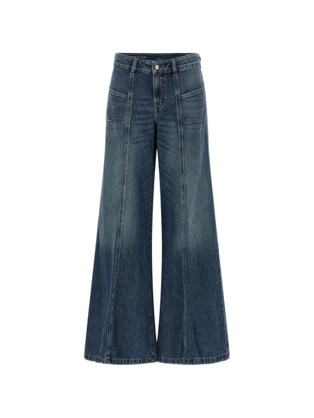  Diesel D-akii Stonewashed Flared Jeans - Blue 