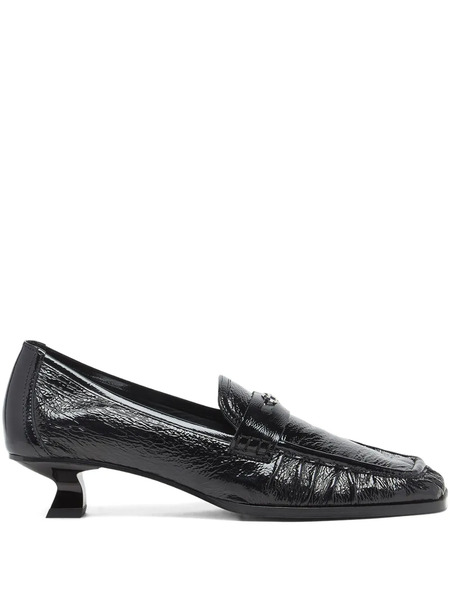  Diesel D-amber Logo Heeled Pumps - Black 