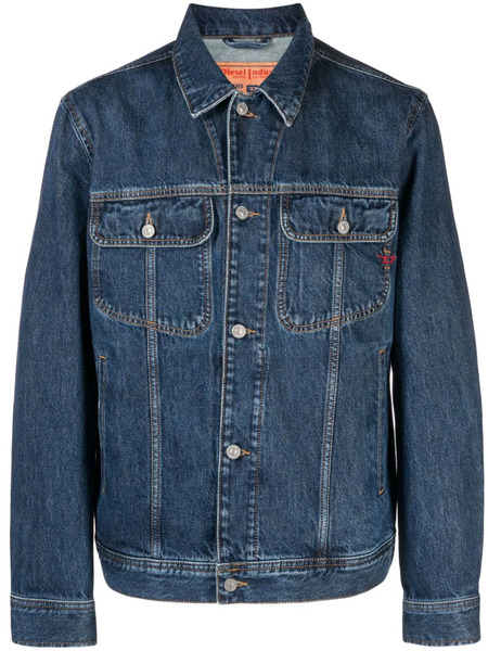  Diesel D-barcy Denim Jacket - Blue 