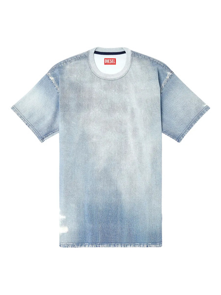  Diesel D-box Jogg Distressed Denim T-shirt - Blue 