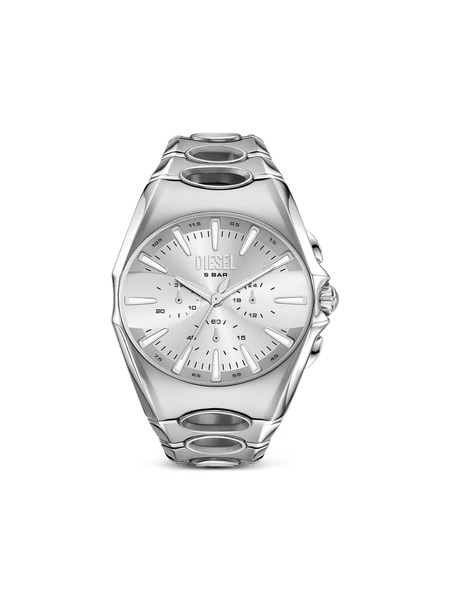  Diesel D-curve 44mm Watch - Silver 