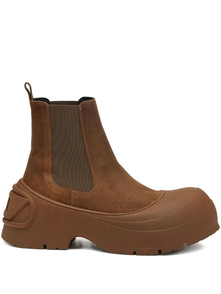  Diesel D-donald Ankle Boots - Brown 