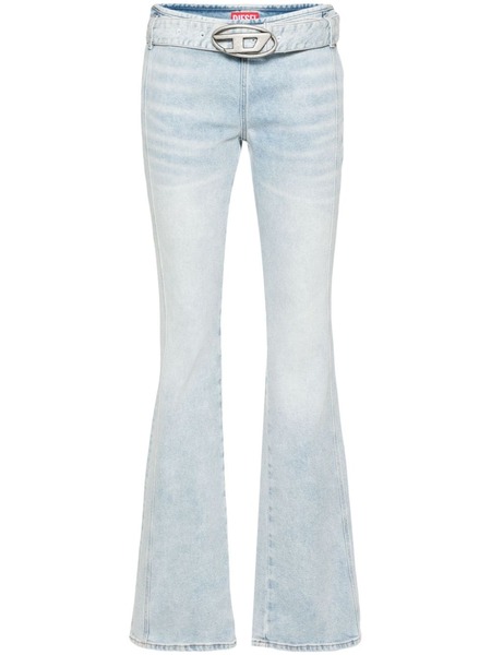  Diesel D-ebbey Belted Flared Jeans - Blue 