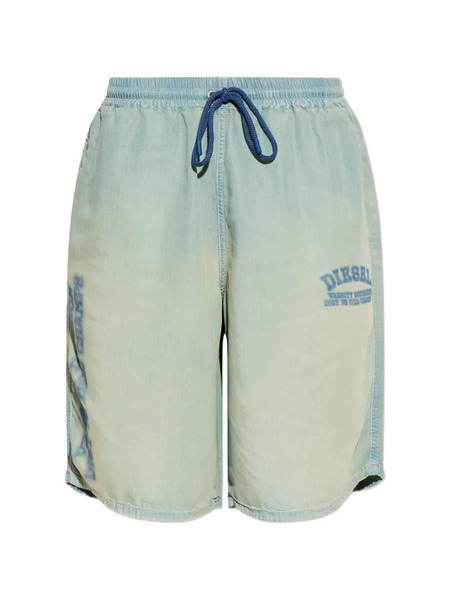  Diesel D-enimos Drawstring Shorts - Blue 