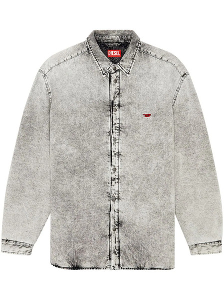  Diesel D-flaim-s Denim Shirt - Grey 