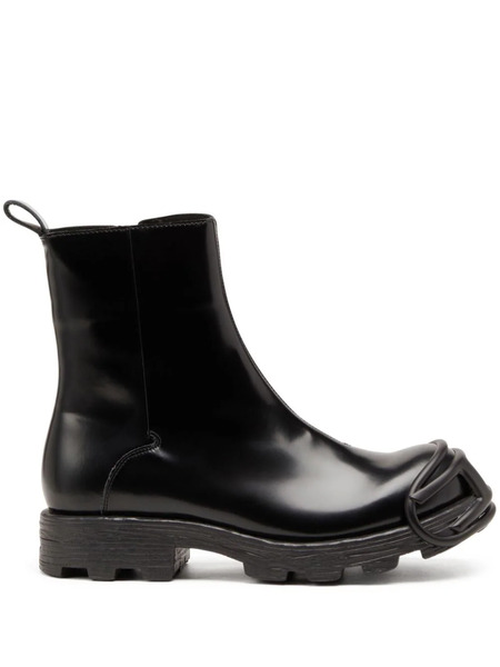  Diesel D-hammer Zip D Denim Ankle Boots - Black 