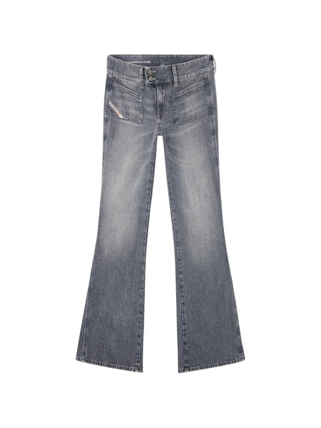  Diesel D-hush 09n83 Double-button Bootcut Jeans - Grey 