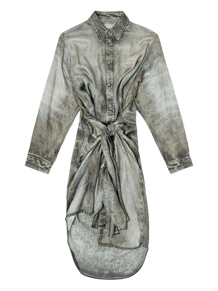  Diesel D-iletta Midi Dress - Grey 