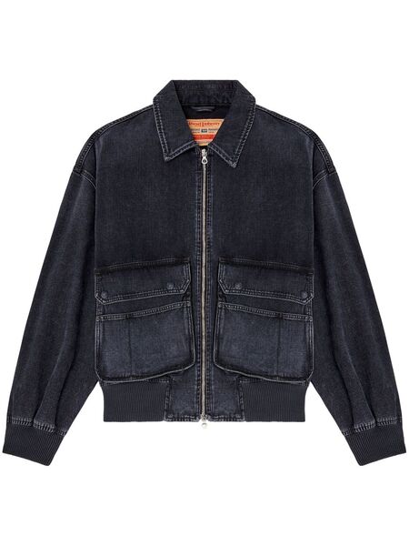  Diesel D-kurz Denim Jacket - Black 