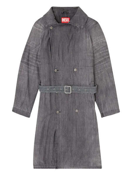  Diesel D-matthew-s Trench Coat - Grey 