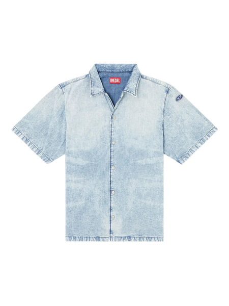  Diesel D-nabil-s4 Buttoned Shirt - Blue 