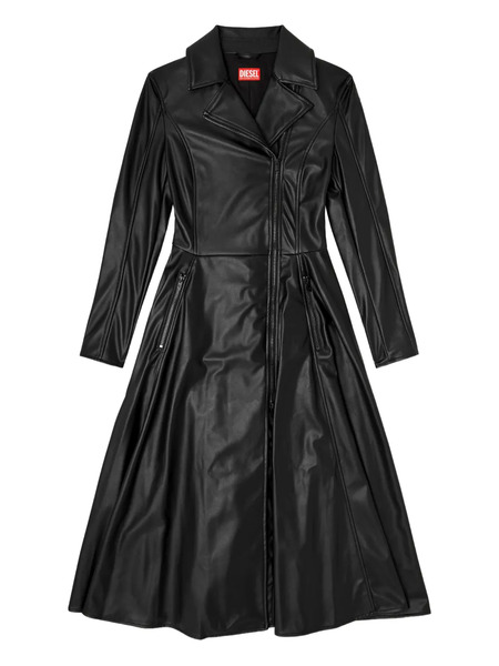  Diesel D-ragon Zipped Midi Dress - Black 