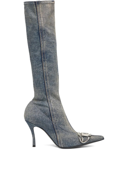  Diesel D-venus Knee-high Boots - Blue 