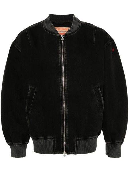  Diesel D-vinz Denim Bomber Jacket - Black 