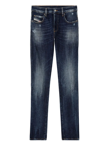 Diesel D-vyl 0adbn Button Slim Jeans - Blue 